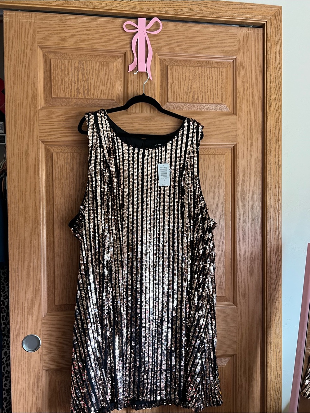torrid Rose Gold sequin Party Dress